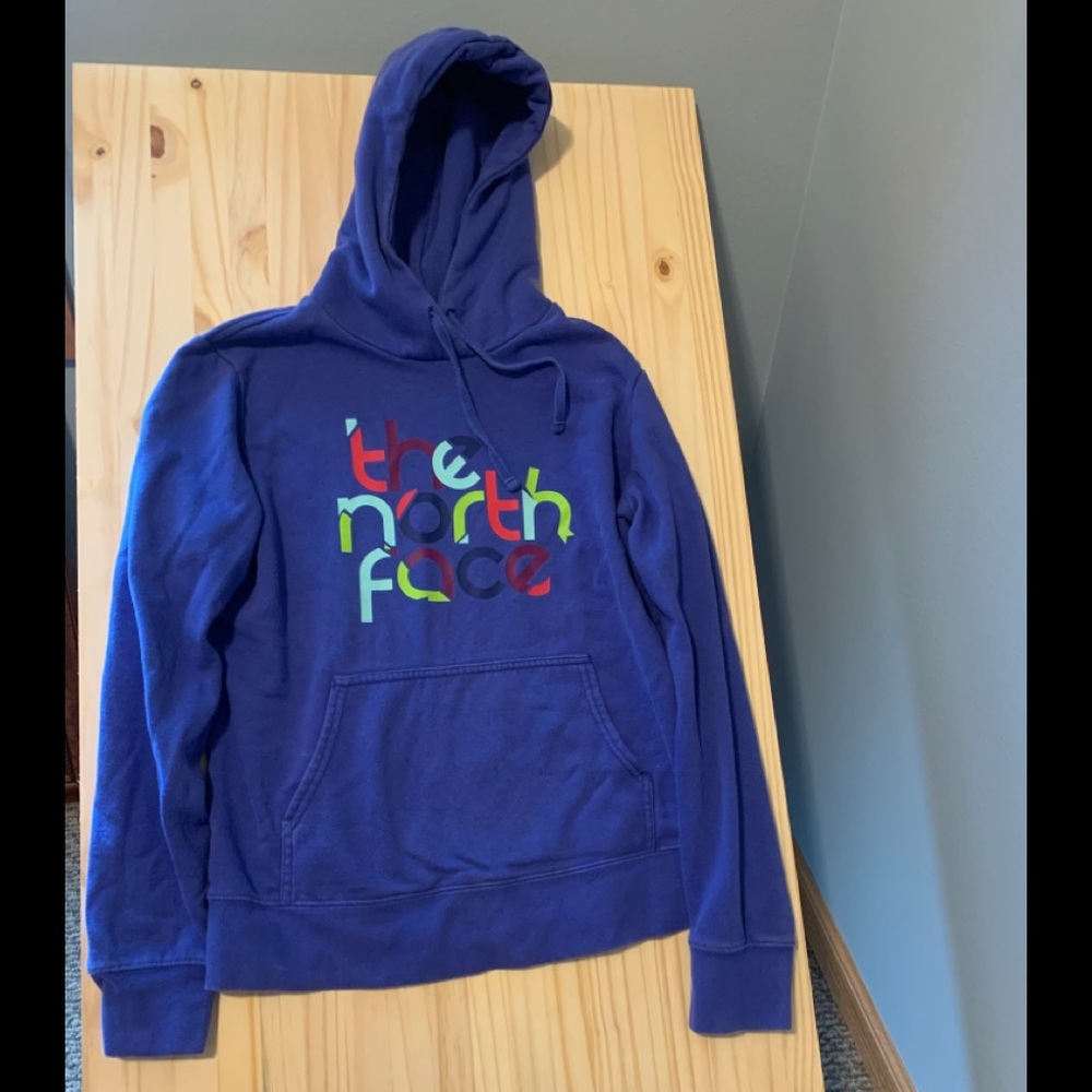 North Face hooded sweatshirt SZ M
